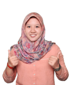 Woman holding both thumbs up
