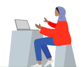 reduce isolation by helping a newcomer learn how to use technology and connect to online support systems.